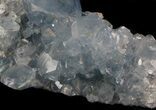 Celestine (Celestite) Crystal Cluster - Icy Blue Crystals #37093-2